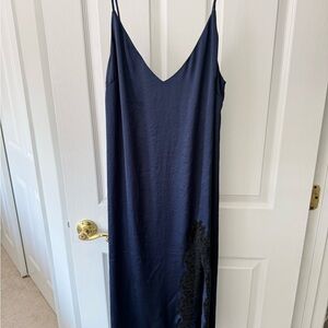 NWT Wilfred Navy Dress w Lace